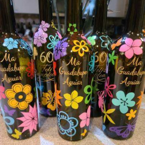 *HP* Wine Bottle Decorative Upcycled bottle, All Occasion, Cork Light - Picture 10 of 16